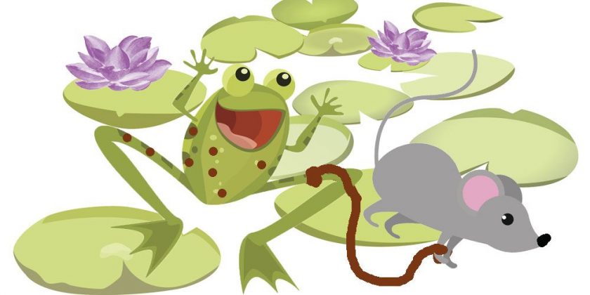 La fabula de la rana y el&nbsp;ratón