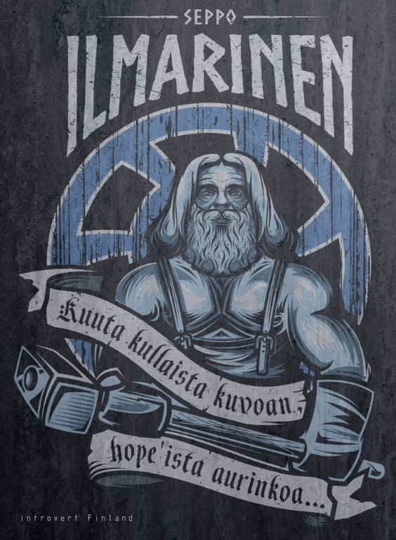 Seppo Ilimarinen: La Deidad de la creación y su Mística forja del&nbsp;Sampo.