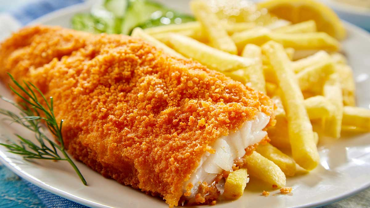 Fish and chips (Pescado y papas)
